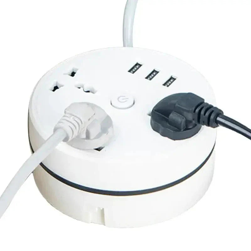 Regleta Inteligente con Enchufe EU – Múltiples Tomas y Puertos USB con Carga Rápida para Hogar y Oficina - Survivalia