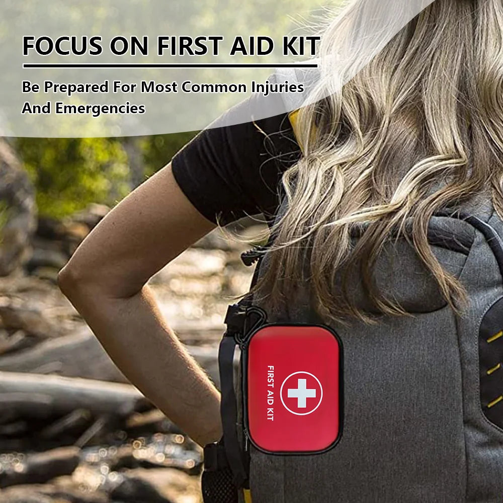 Botiquín de Primeros Auxilios Portátil 90 Piezas – Kit Médico de Emergencia para Hogar, Viajes, Camping y Supervivencia - Survivalia