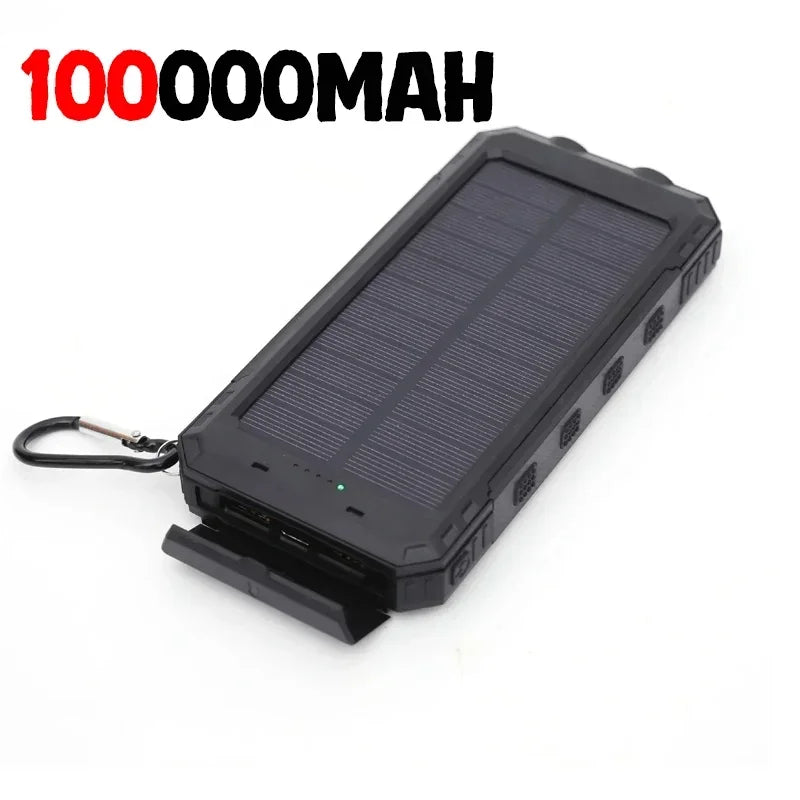 Xiaomi Power Bank solar 200000mAh 120W – Cargador portátil de alta capacidad y carga rápida para camping, senderismo, emergencias y dispositivos móviles