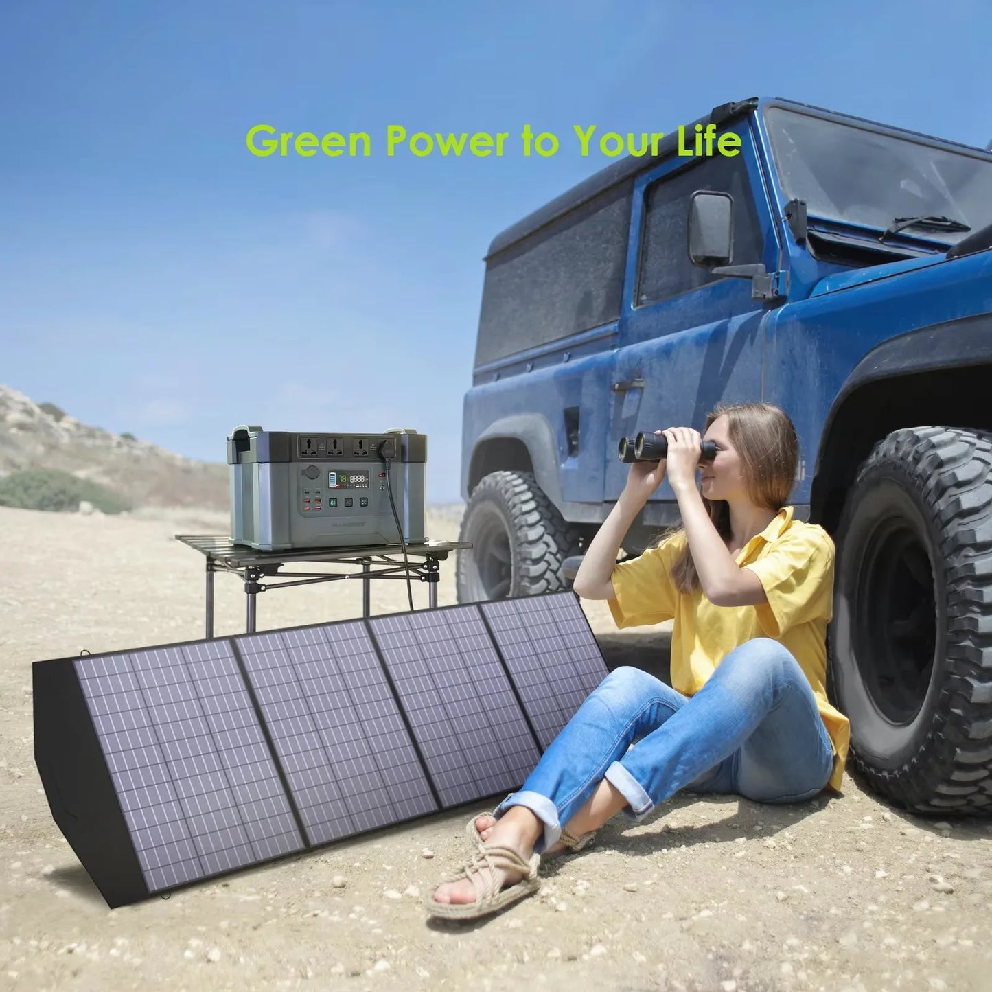 Panel Solar Plegable 8V – Cargador Solar Móvil para Generador, Portátil y Suministro de Energía en Camping y Pesca. 60W/100W/140W/200W - Survivalia