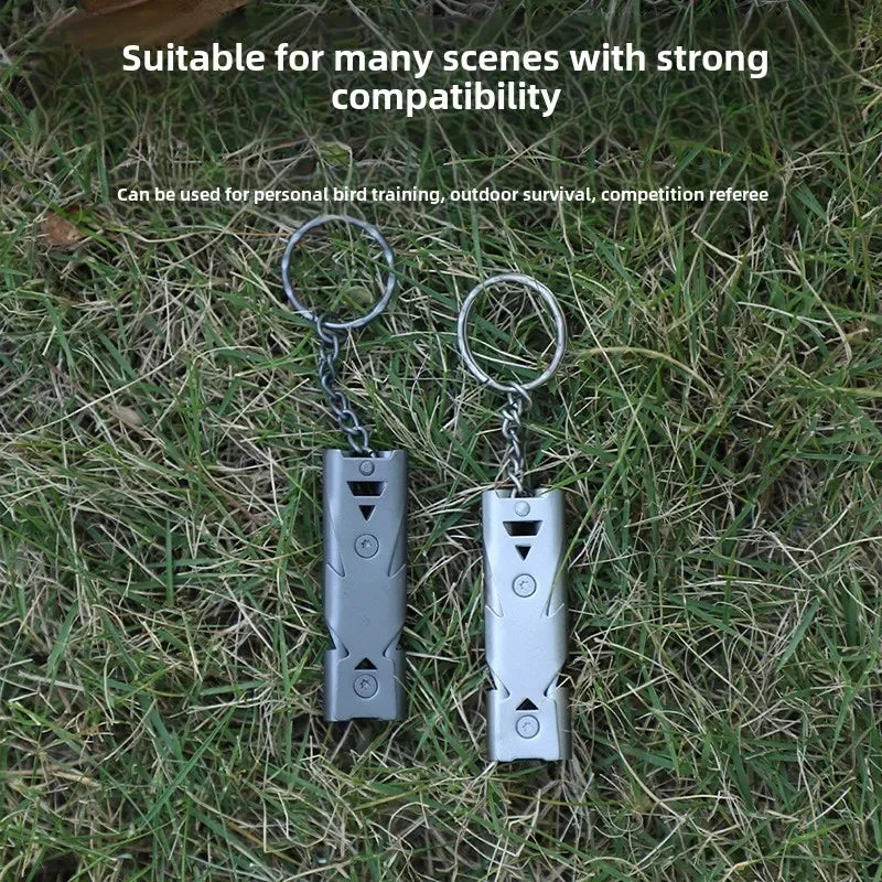 Silbato de Emergencia de Alta Frecuencia para Rescate – Doble Tubo, Potente y Compacto para Supervivencia y Primeros Auxilios - Survivalia