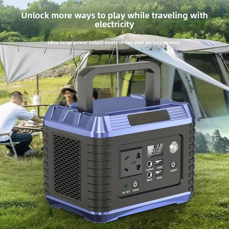 Estación de Energía Portátil 300W 64.000mAh – Batería de Litio Ternaria, 220V, Almacenamiento de Energía Multifunción para Camping, RV y Exterior - Survivalia