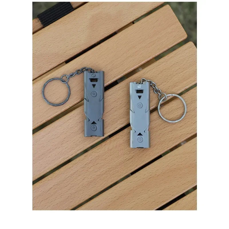Silbato de Emergencia de Alta Frecuencia para Rescate – Doble Tubo, Potente y Compacto para Supervivencia y Primeros Auxilios - Survivalia