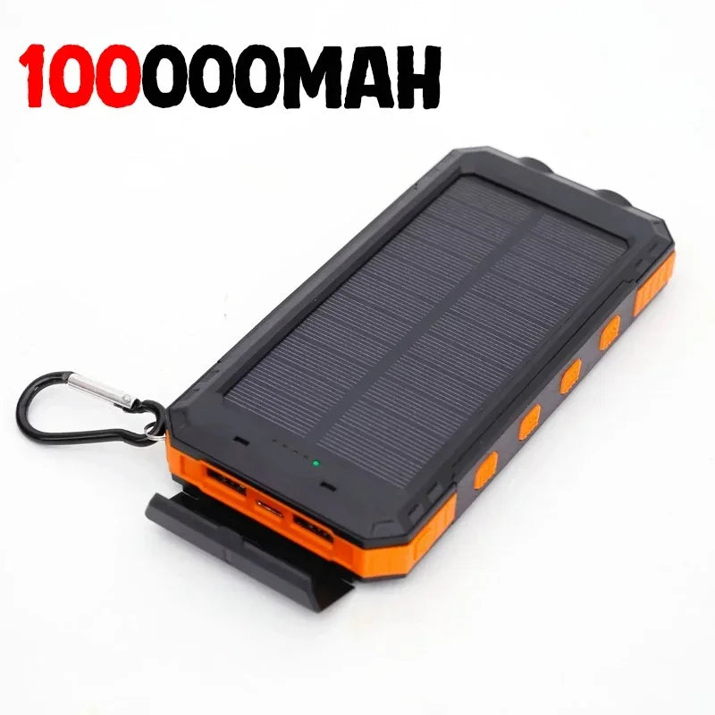 Xiaomi Power Bank solar 200000mAh 120W – Cargador portátil de alta capacidad y carga rápida para camping, senderismo, emergencias y dispositivos móviles
