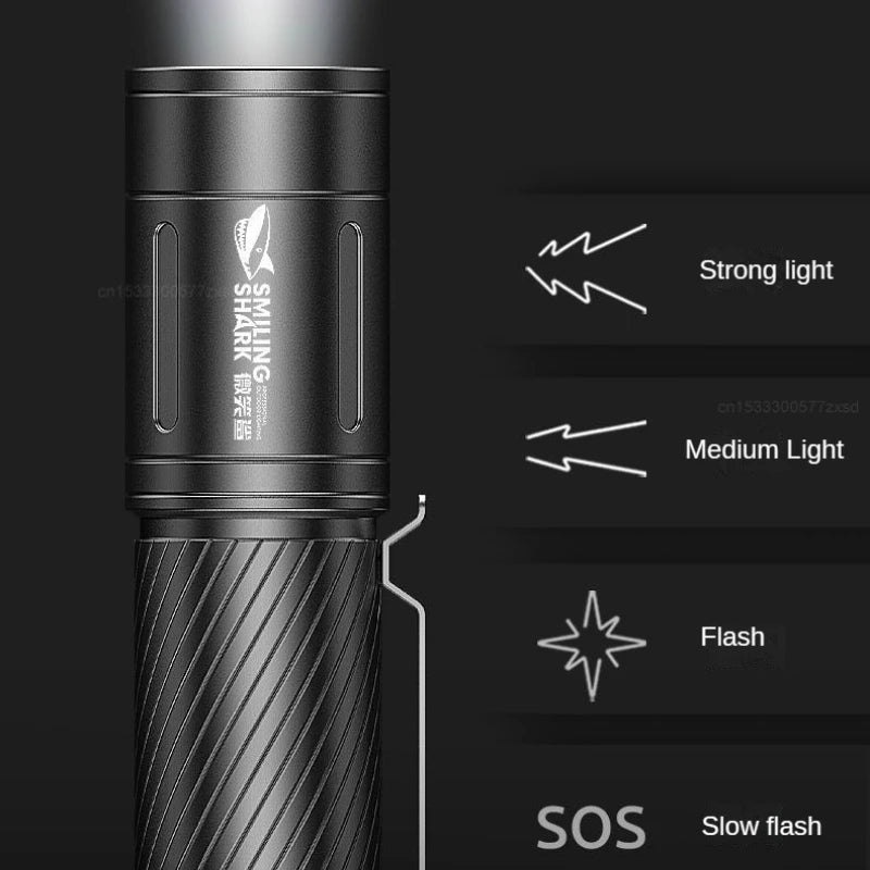 Linterna Xiaomi LED Recargable – Luz Ultra Potente, Largo Alcance, Portátil y Mini para Hogar, Exterior y Emergencias - Survivalia