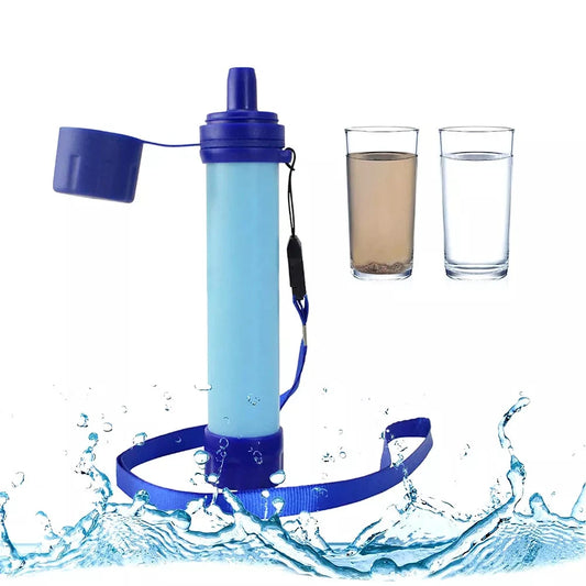 Filtro de Agua Personal Portátil para Supervivencia – Pajita Purificadora para Camping, Senderismo, Viajes y Emergencias - Survivalia