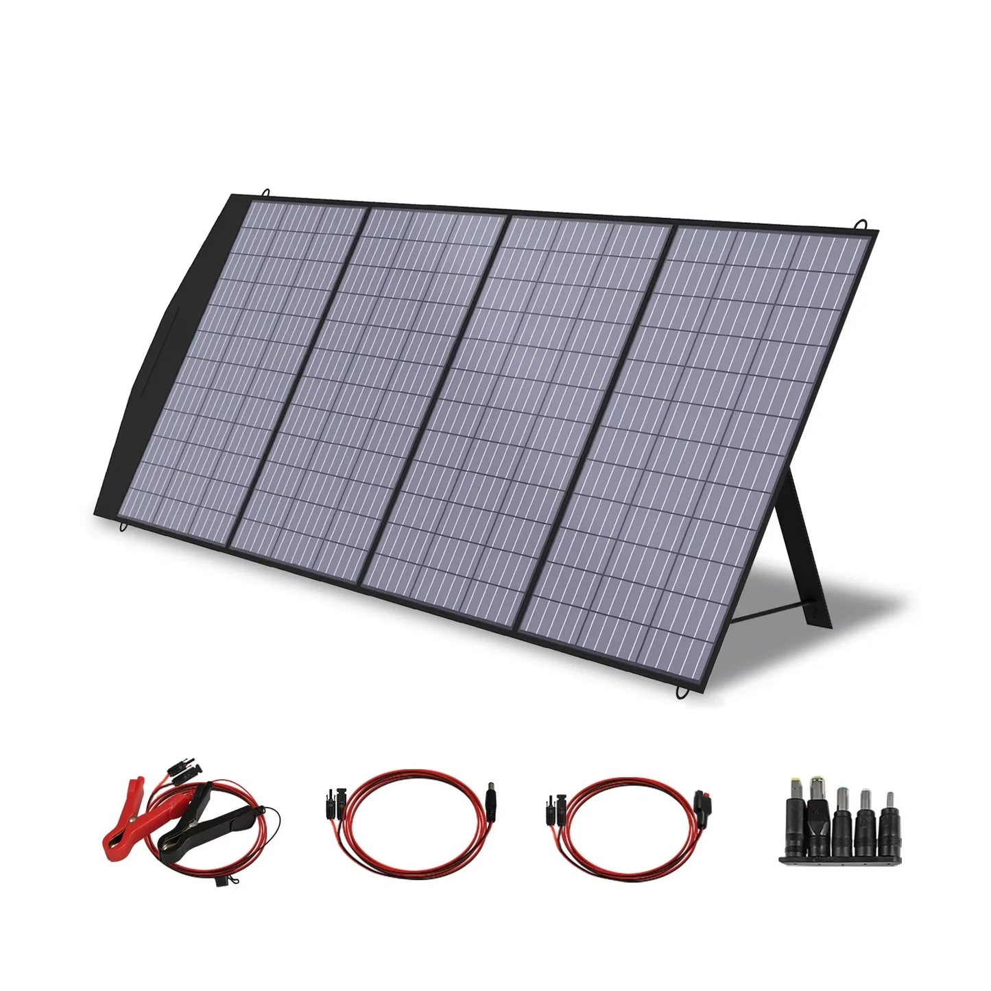 Panel Solar Plegable 8V – Cargador Solar Móvil para Generador, Portátil y Suministro de Energía en Camping y Pesca. 60W/100W/140W/200W - Survivalia