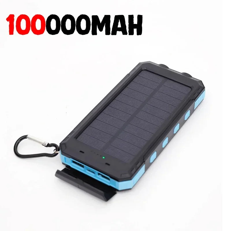 Xiaomi Power Bank solar 200000mAh 120W – Cargador portátil de alta capacidad y carga rápida para camping, senderismo, emergencias y dispositivos móviles